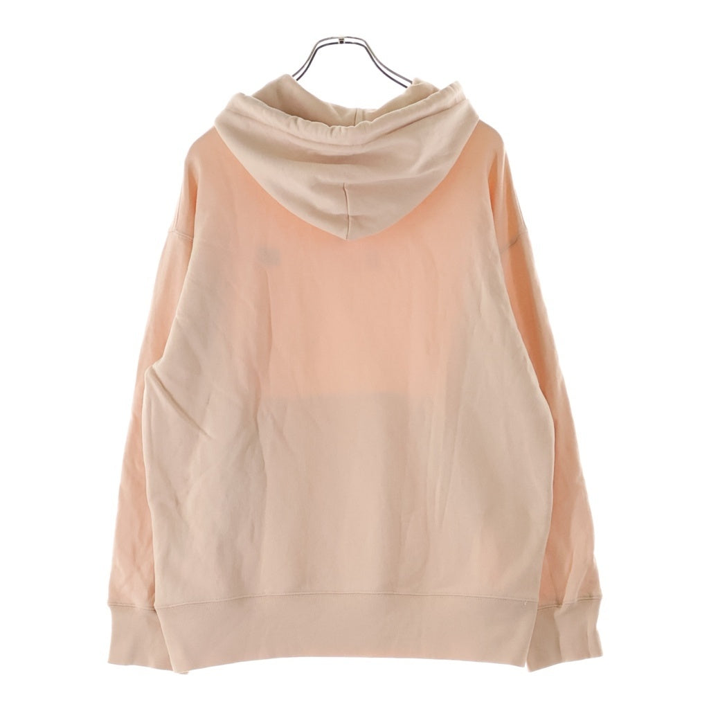 Acne Studios(アクネ ストゥディオズ) フェイス ロゴ パッチ ドローストリング プルオーバー フーデッド スウェット パーカー ピンク FA-UX-SWEA000078