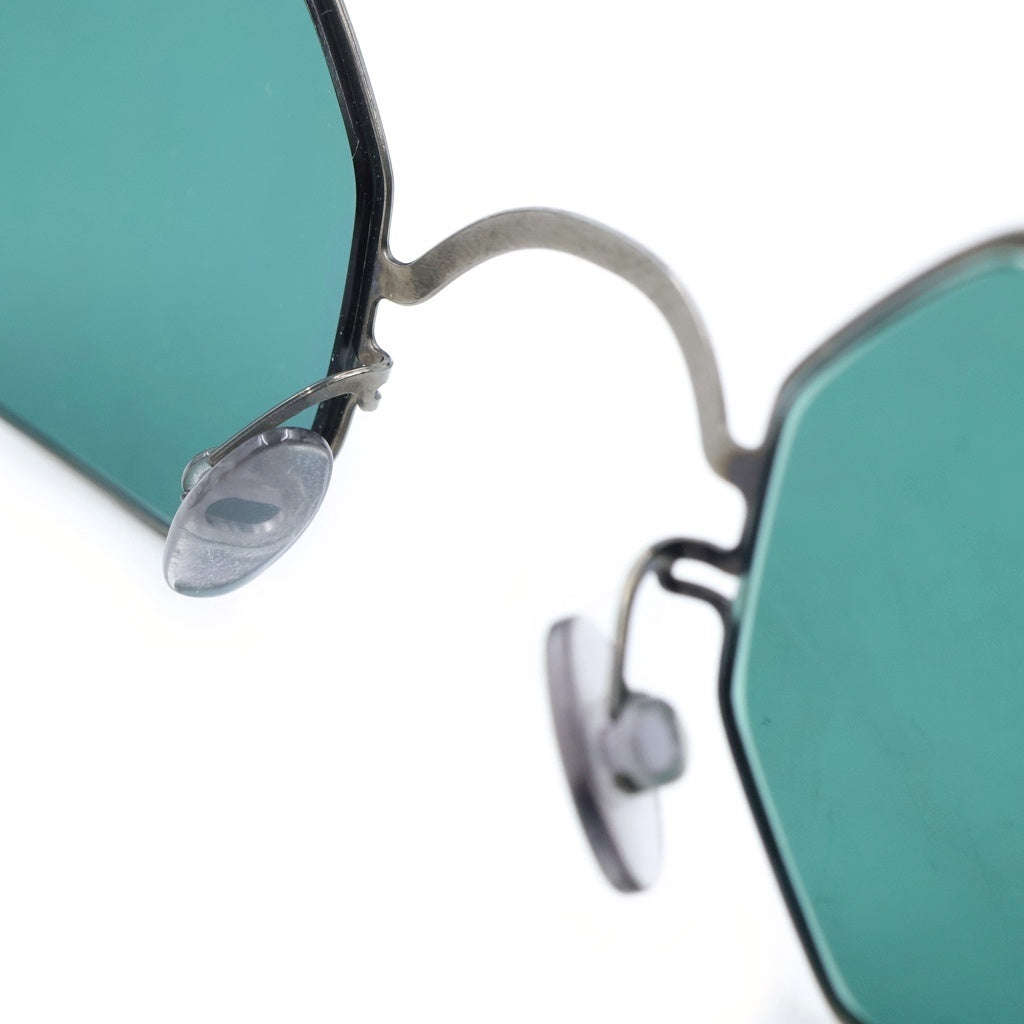 MYKITA(マイキータ) ×Maison Margiera メゾンマルジェラ メタルテンプル オクタゴンシェイプ カラーレンズ サングラス アイウェア 眼鏡 ブラック/ブルー MMCRAFT004