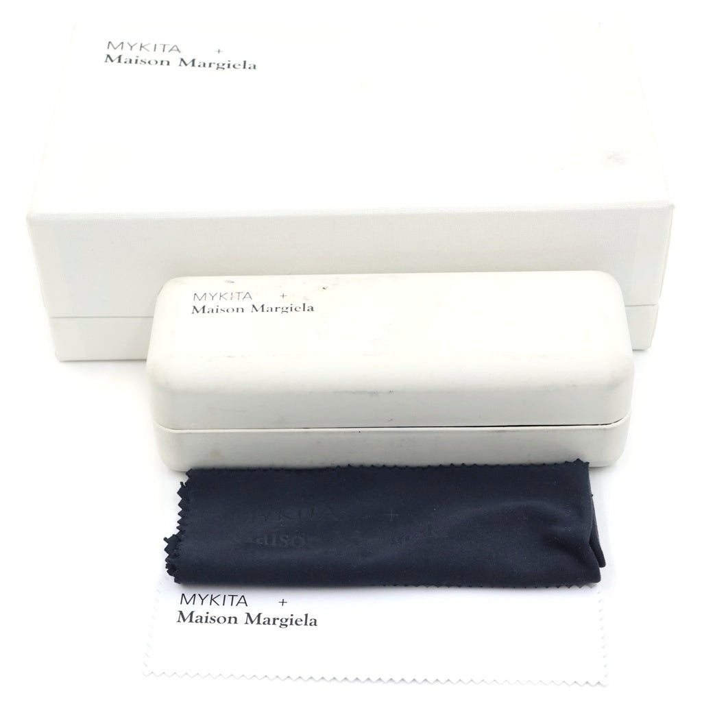 MYKITA(マイキータ) ×Maison Margiera メゾンマルジェラ メタルテンプル オクタゴンシェイプ カラーレンズ サングラス アイウェア 眼鏡 ブラック/ブルー MMCRAFT004