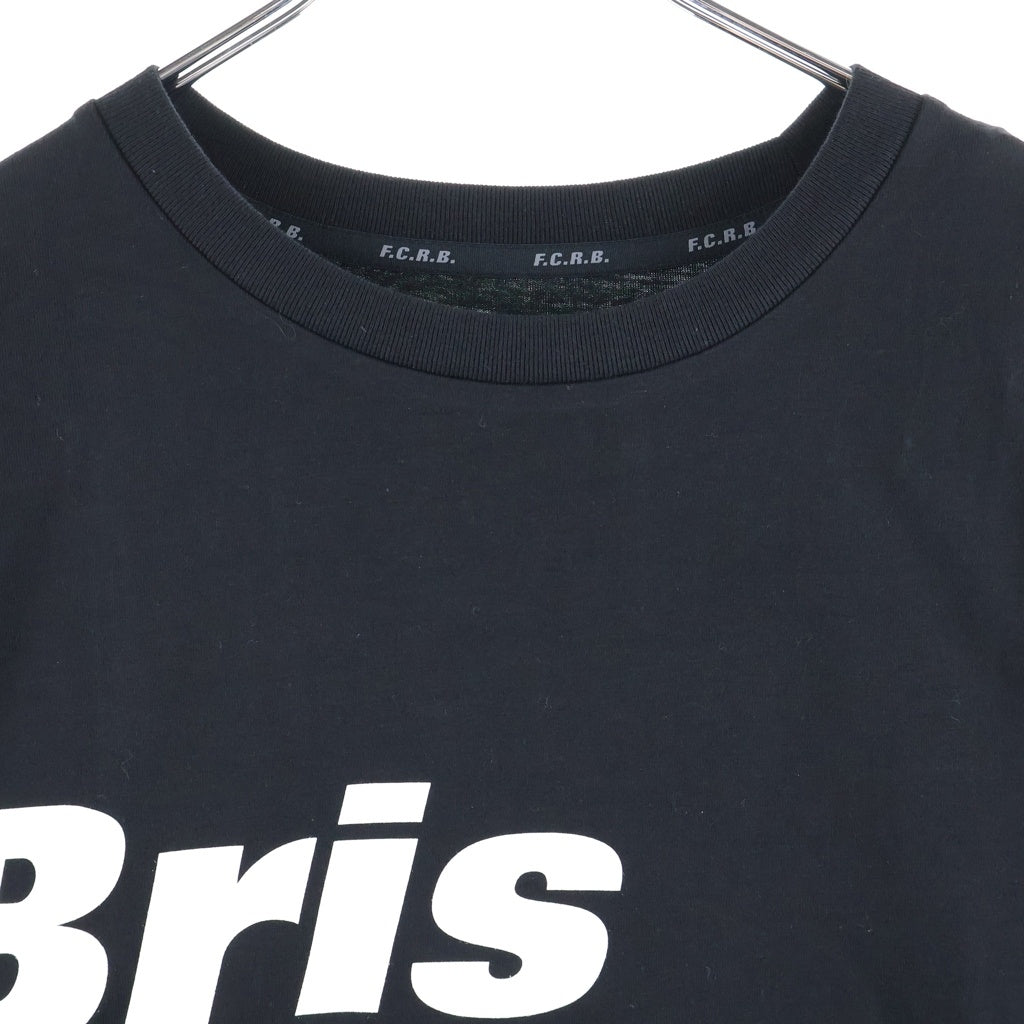 F.C.R.B.(エフシーアールビー) 22SS ×WIND AND SEA BIG LOGO TEE ウィンダンシー ビッグロゴTシャツ 半袖クルーネックカットソー ブラック FCRB-220155