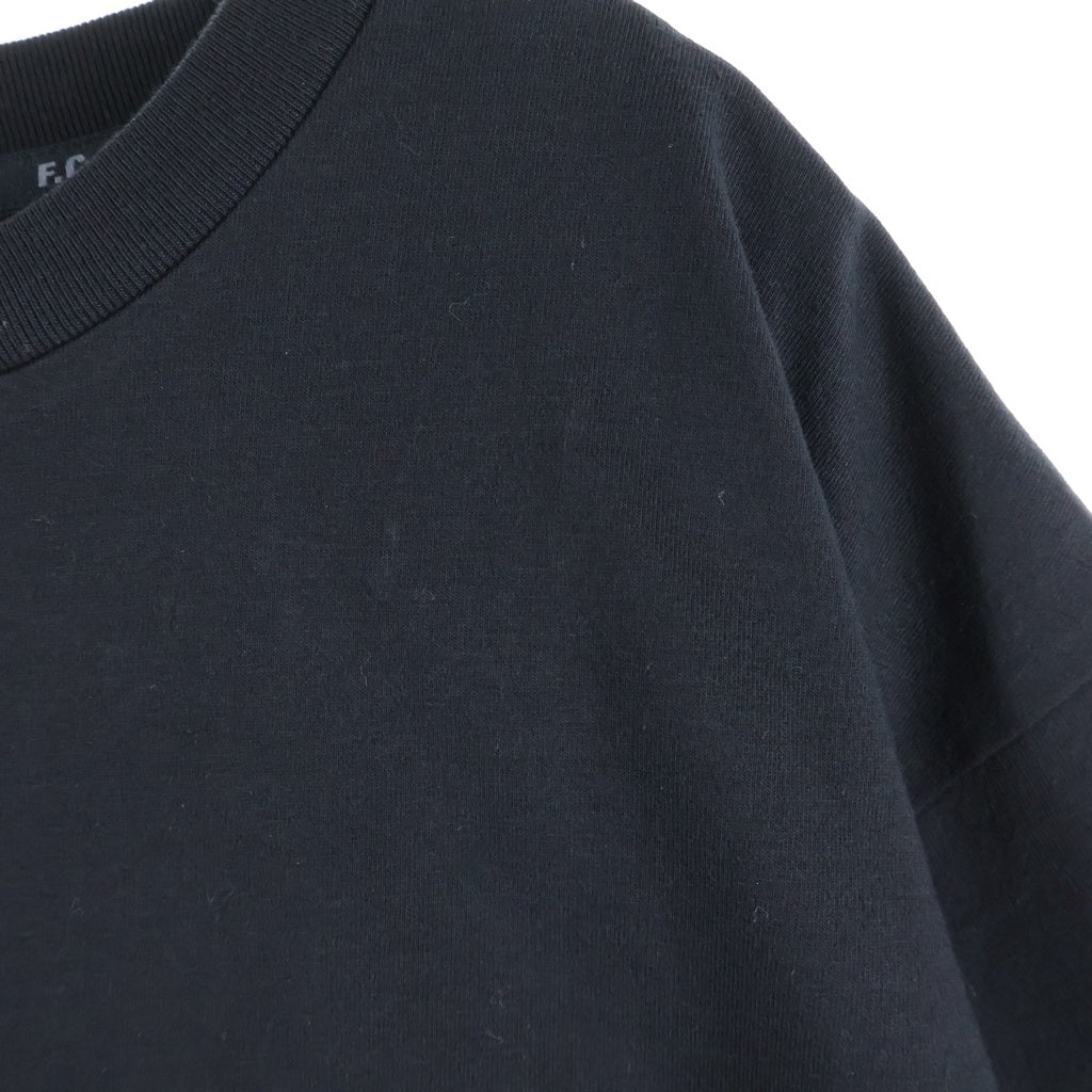 F.C.R.B.(エフシーアールビー) 22SS ×WIND AND SEA BIG LOGO TEE ウィンダンシー ビッグロゴTシャツ 半袖クルーネックカットソー ブラック FCRB-220155