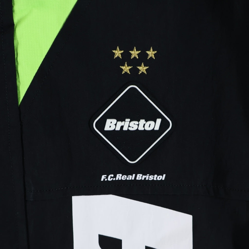 F.C.R.B.(エフシーアールビー) 20SS TOUR JACKET ツアージャケット ロゴプリント ジップアップジャケット グリーン/ブラック FCRB-200035