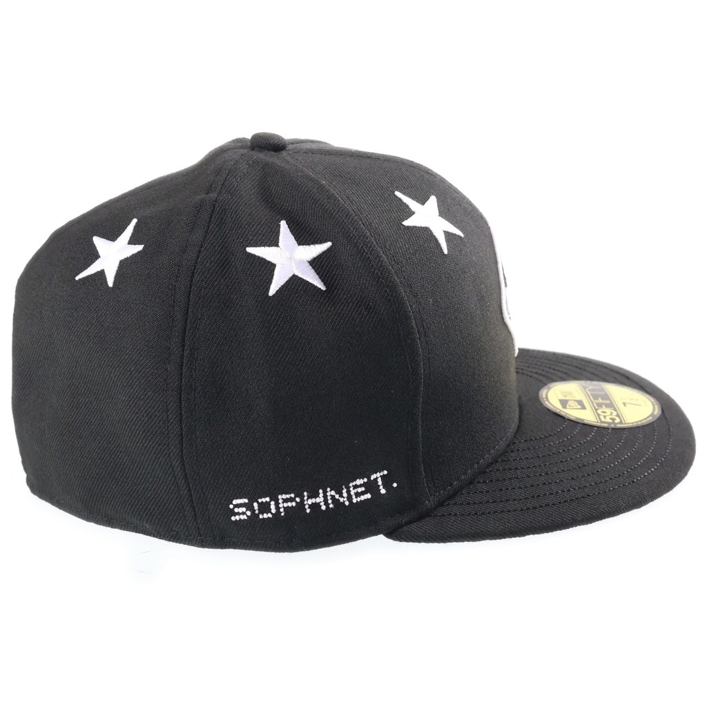 F.C.R.B.(エフシーアールビー) 20SS ×NEW ERA 100TH EMBLEM 59FIFTY ニューエラ 100周年記念 ロゴ スター刺繍 ベースボールキャップ 帽子 ブラック FCRB-200112