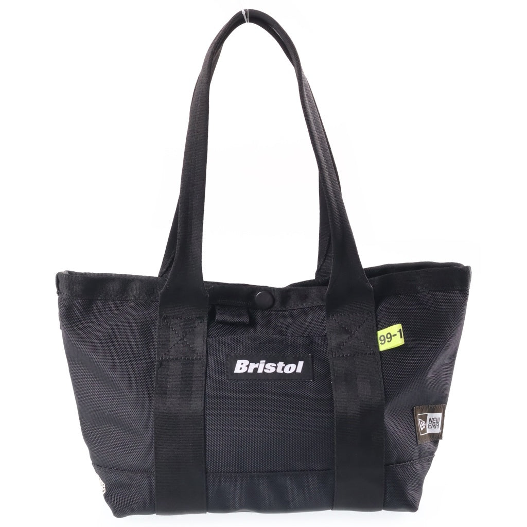 F.C.R.B./F.C.Real Bristol/FCRB(エフシーアールビー/エフシーレアルブリストル) 18AW ×NEW ERA BIG LOGO TOTE BAG MINI ニューエラ ビッグロゴ トートバッグ ブラック FCRB-189083 レディース