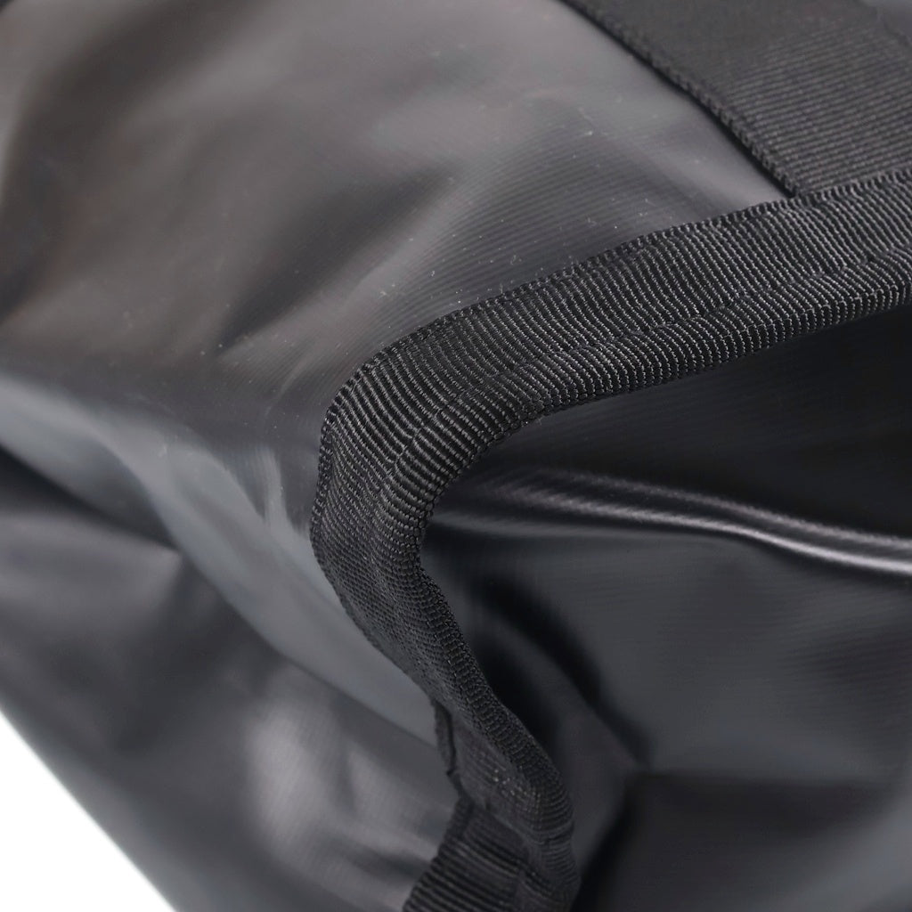UNIFORM EXPERIMENT(ユニフォームエクスペリメント) 23AW TOTE BAG ロゴプリント PVCトートバッグ ハンドバッグ ブラック UE-232035 レディース