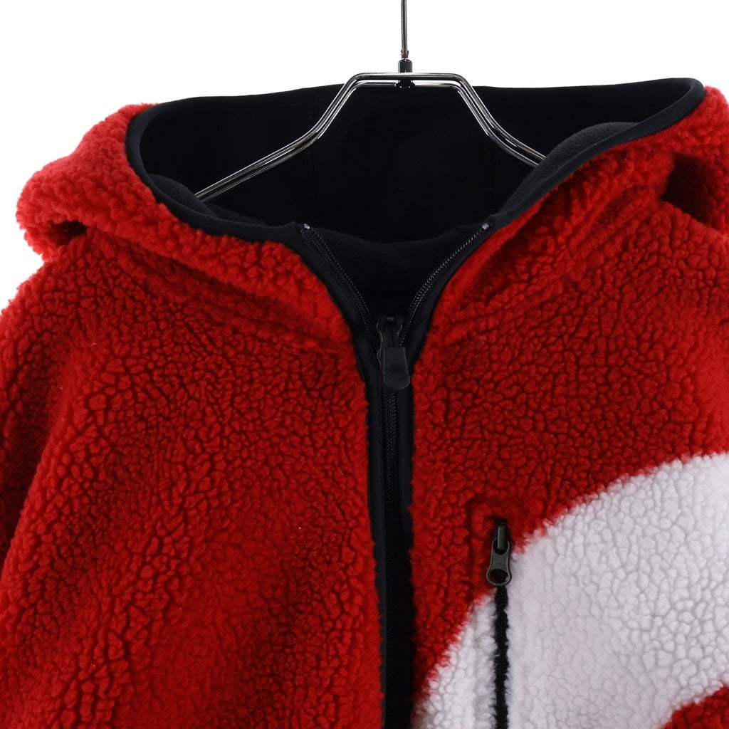 SUPREME(シュプリーム) ×THE NORTH FACE 20AW S Logo Hooded Fleece Jacket ノースフェイス Sロゴ ジップアップ フーデッド フリース ジャケット レッド NT620041