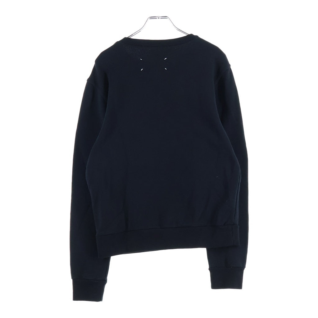 Maison Margiela(メゾンマルジェラ) 18SS ステレオタイプパッチ プルオーバー クルーネックスウェットシャツ トレーナー ブラック S30GU0062 S25279