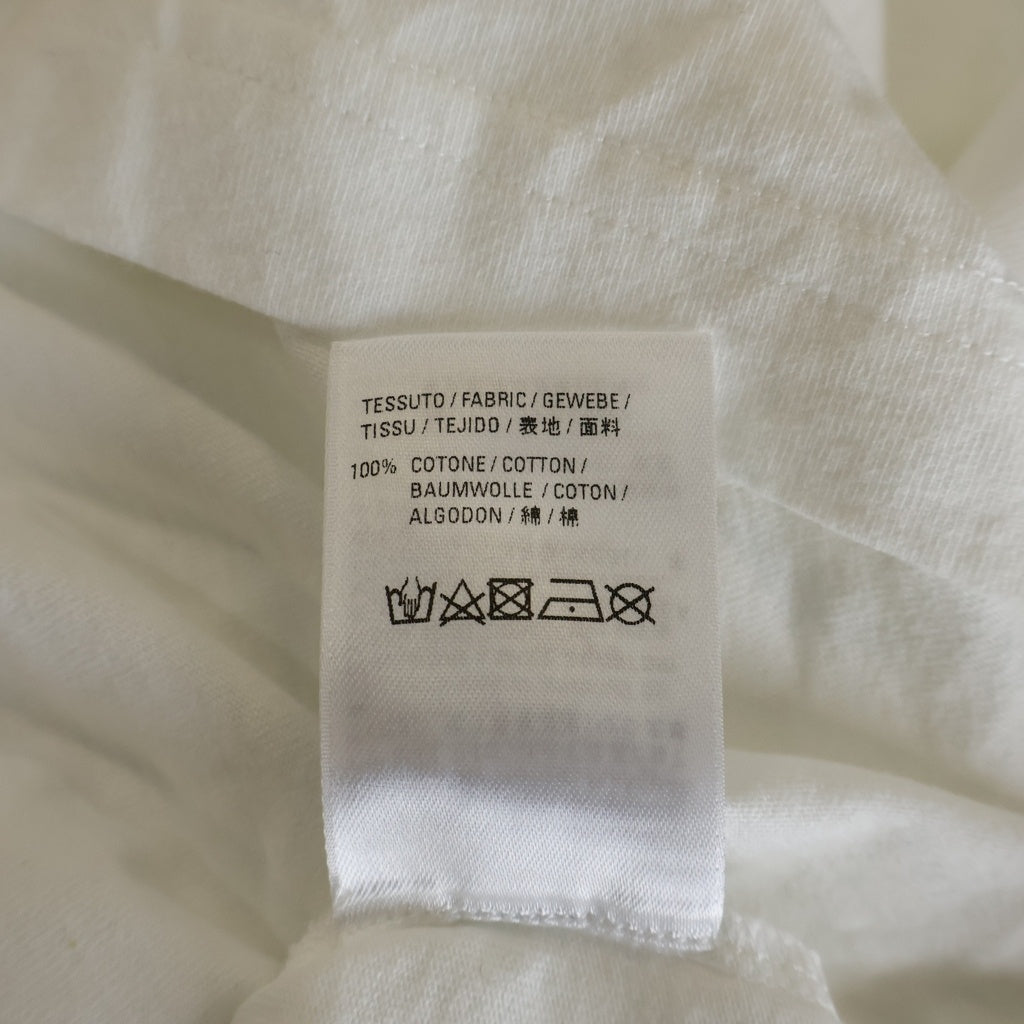 BALENCIAGA(バレンシアガ) 19AW SIGNATURE LOGO TEE シグネチャーロゴプリント クルーネック半袖Tシャツ カットソー ホワイト 583214 TFV63