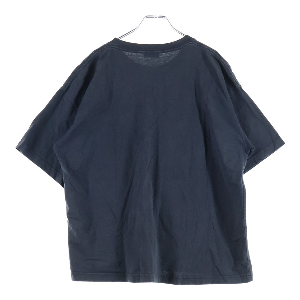 BALENCIAGA(バレンシアガ) 19AW LOGO PRINT S/S TEE ロゴプリント クルーネック半袖Tシャツ カットソー ブラック 583212 TFV59