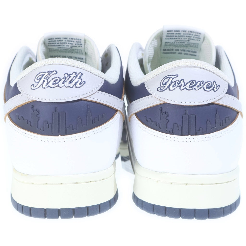 NIKE(ナイキ) ×HUF DUNK LOW NEW YORK ハフ ダンク ニューヨーク ローカットスニーカー ネイビー/ホワイト US11/29cm FD8775-100