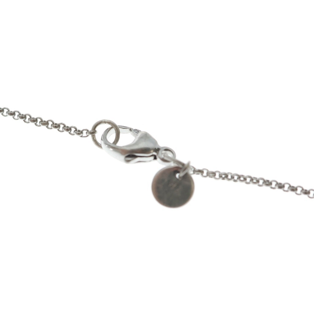 TOMWOOD(トムウッド) CUSHION PENDANT ONYX クッション オニキス ペンダント チェーンネックレス シルバー レディース