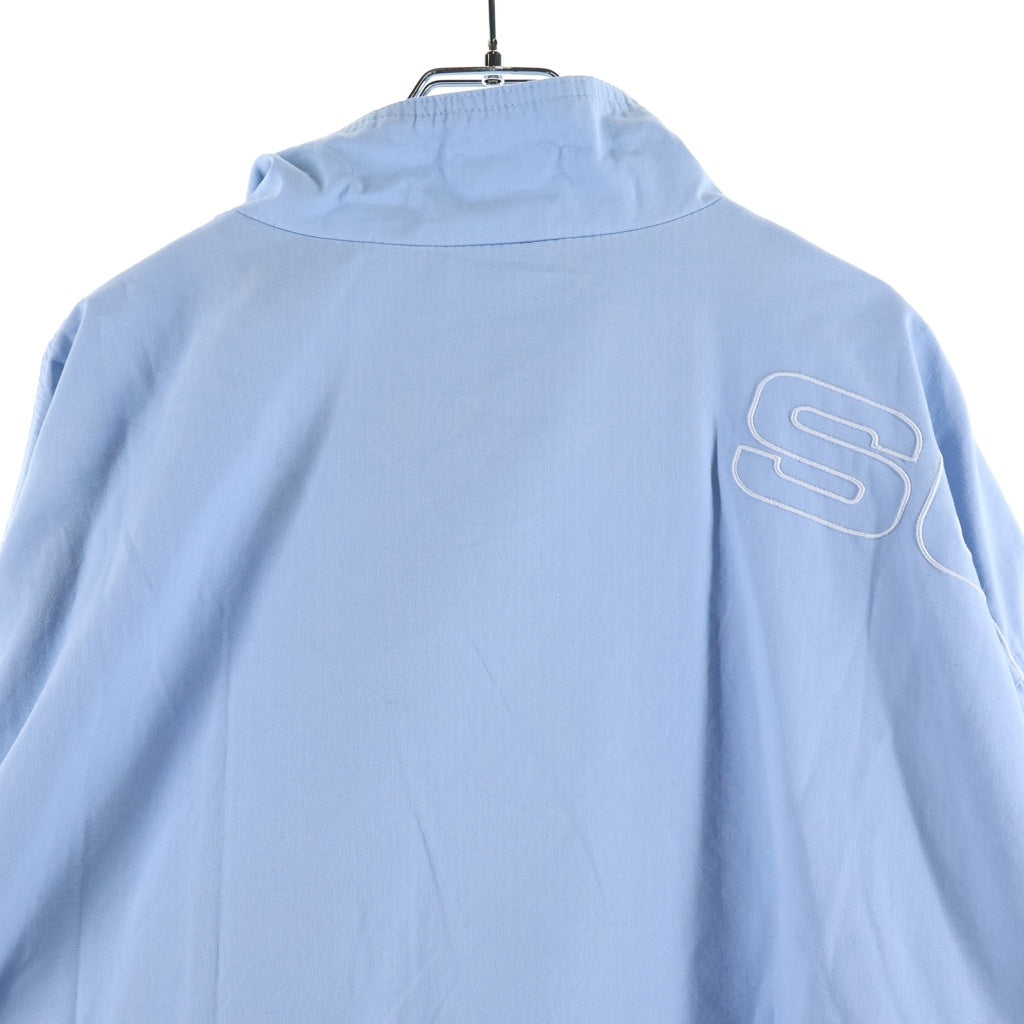 SUPREME(シュプリーム) 25AW Spellout Embroidered Ripstop Track Jacket スペルアウト エンブロイダード リップストップ トラックジャケット ライトブルー