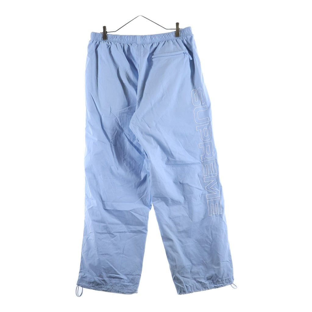 SUPREME(シュプリーム) 25AW Spellout Embroidered Ripstop Track Pant スペルアウト エンブロイダリー リップストップ トラックパンツ ライトブルー