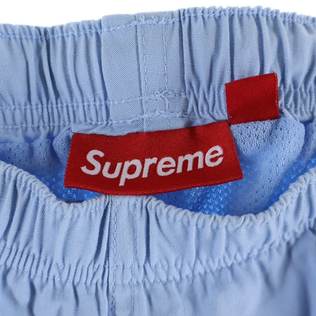 SUPREME(シュプリーム) 25AW Spellout Embroidered Ripstop Track Pant スペルアウト エンブロイダリー リップストップ トラックパンツ ライトブルー