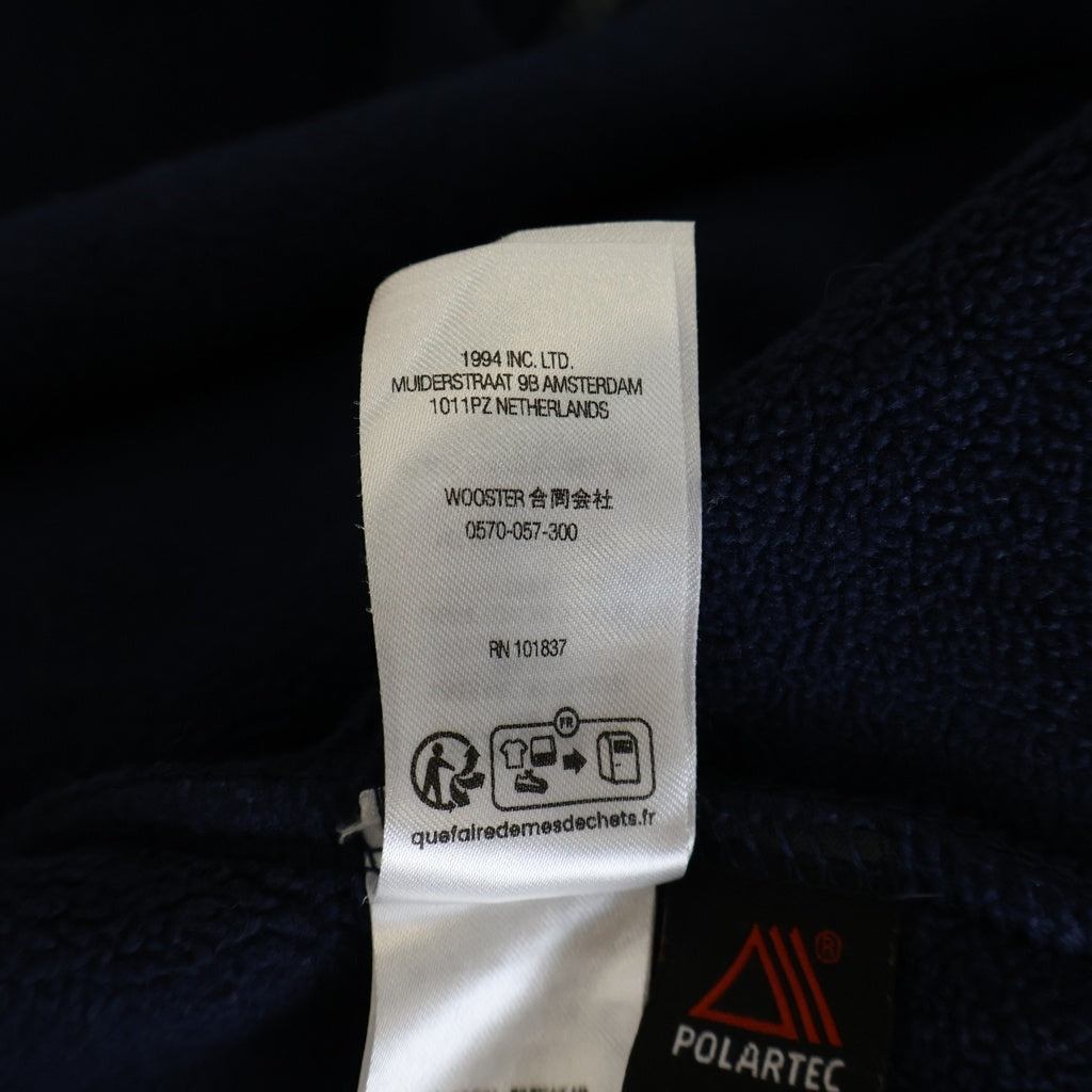 SUPREME(シュプリーム) 24AW Polartec Facemask Half Zip Hooded Sweatshirt ポーラーテック フェイスマスク ハーフジップ フーデッドスウェットシャツ パーカー ネイビー