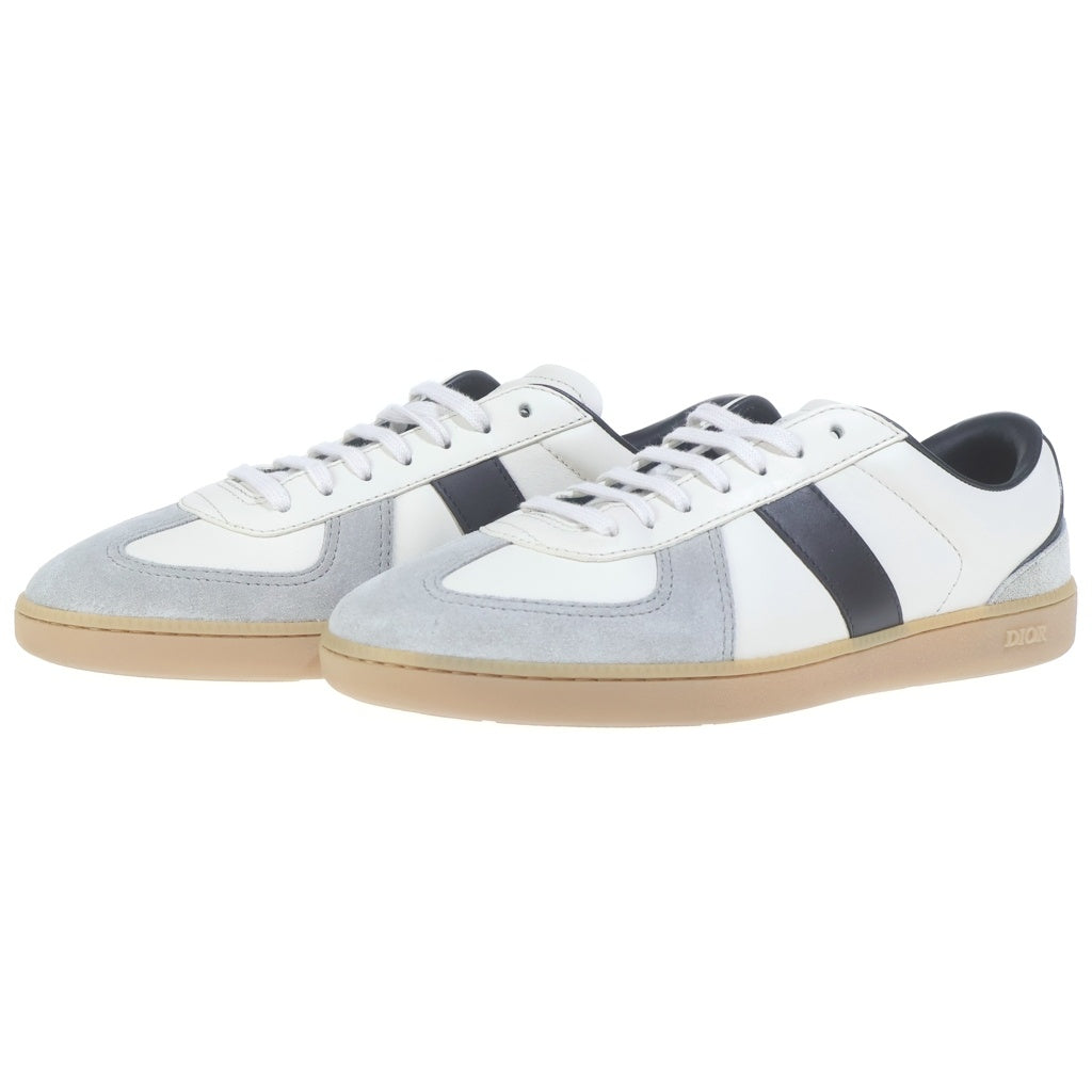DIOR(ディオール) B01 MATCH POINT マッチポイント スウェード切り替え ローカットスニーカー ホワイト/グレー/ブラック 3SN328ZRH H069