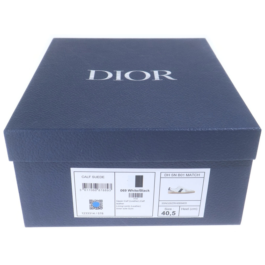 DIOR(ディオール) B01 MATCH POINT マッチポイント スウェード切り替え ローカットスニーカー ホワイト/グレー/ブラック 3SN328ZRH H069