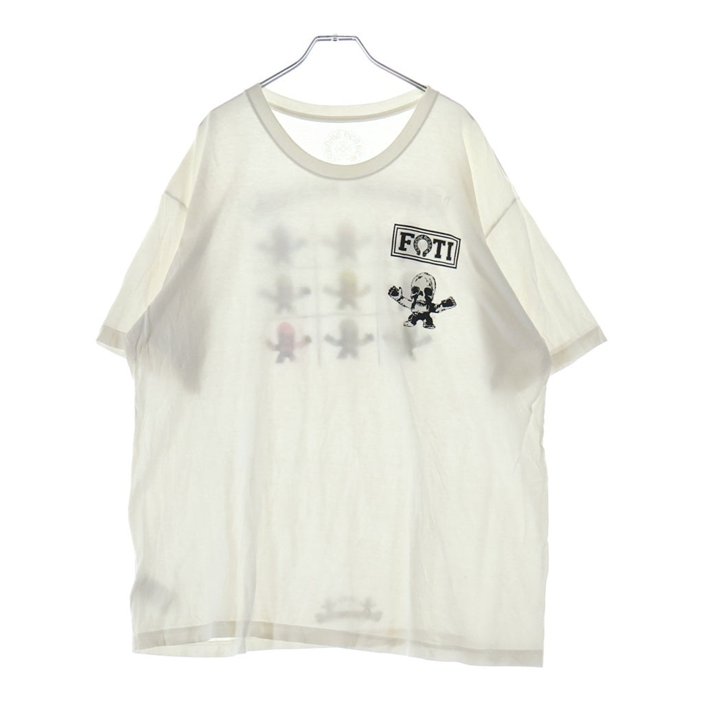 CHROME HEARTS(クロムハーツ) 25SS FOTI HARRIS TEE フォティ ハリスティーター 両面プリントTシャツ 半袖クルーネックカットソー ホワイト
