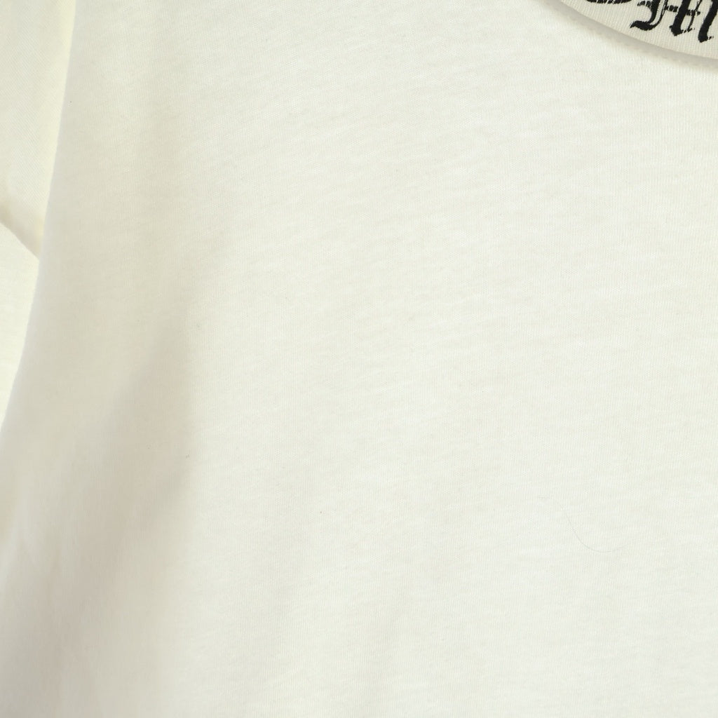 CHROME HEARTS(クロムハーツ) NECK LOGO T-SHIRT ネックロゴ ポケットTシャツ 半袖クルーネックカットソー ホワイト