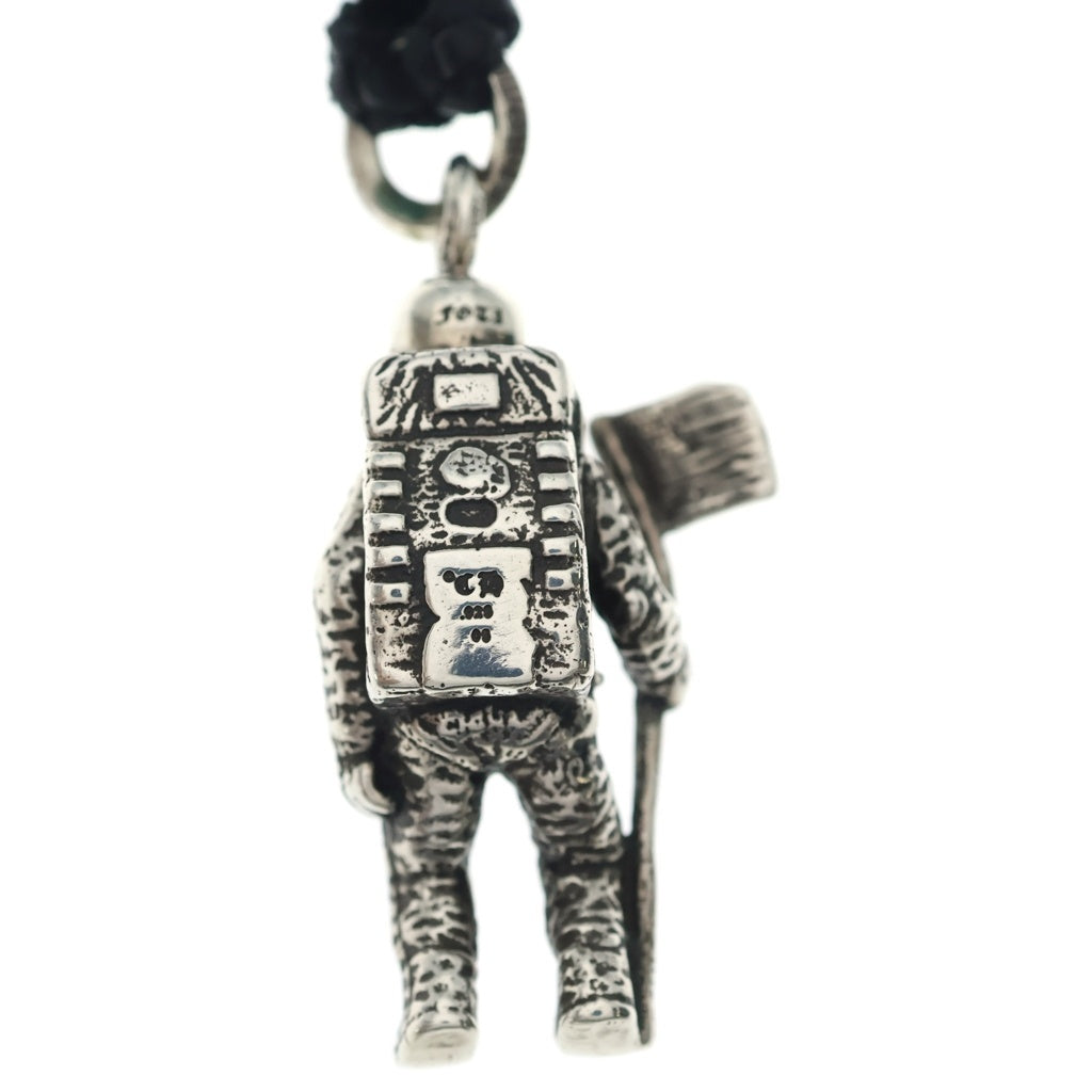 CHROME HEARTS(クロムハーツ) FOTI NASKULL LB フォティ ナスカル Wレザーブレイド ペンダントトップ シルバー