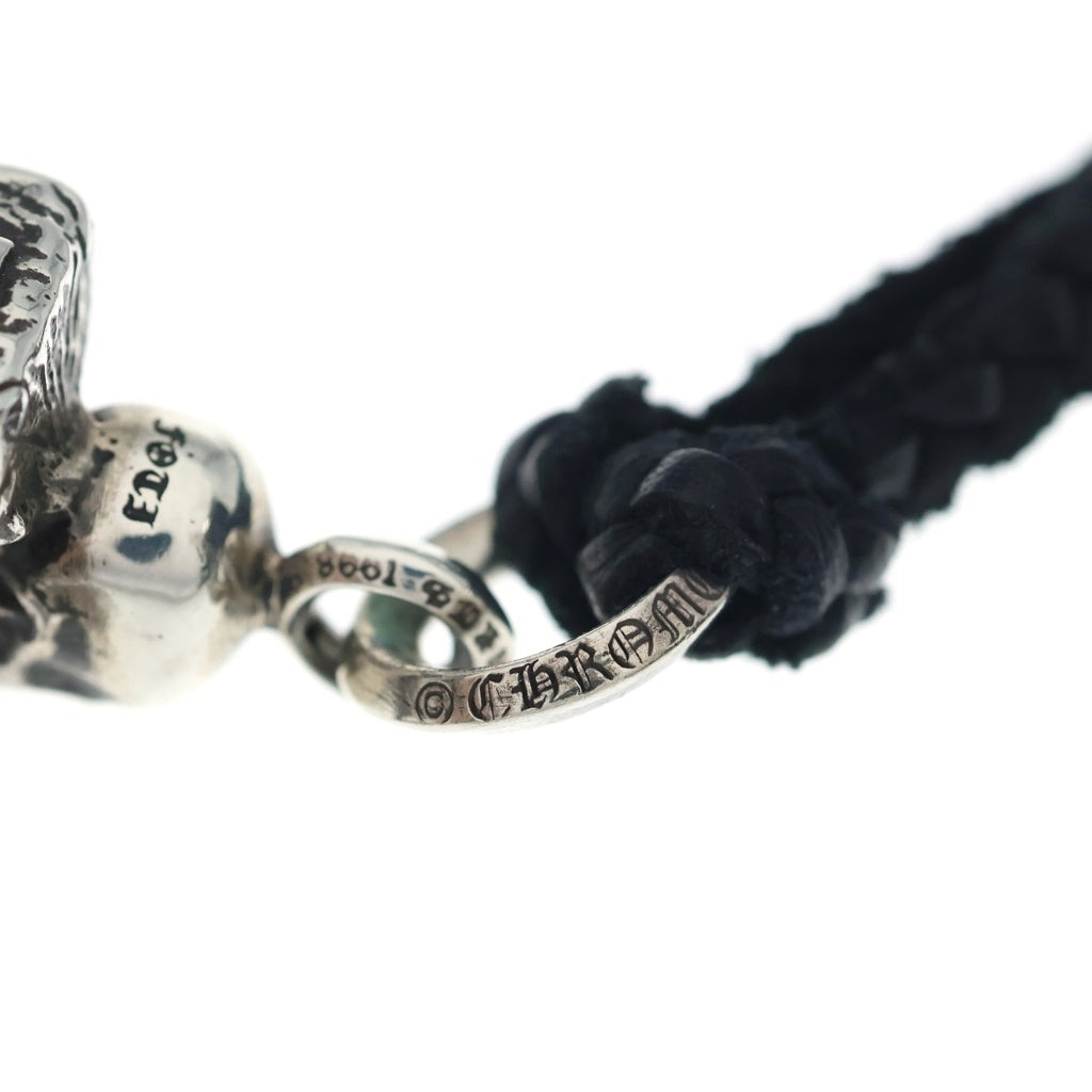 CHROME HEARTS(クロムハーツ) FOTI NASKULL LB フォティ ナスカル Wレザーブレイド ペンダントトップ シルバー
