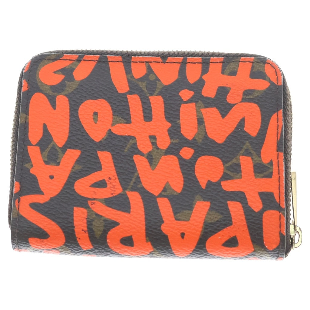 LOUIS VUITTON(ルイヴィトン) モノグラム グラフィティ ジッピー コインパース コンパクトウォレット 財布 ブラウン/オレンジ M93708 TH0069