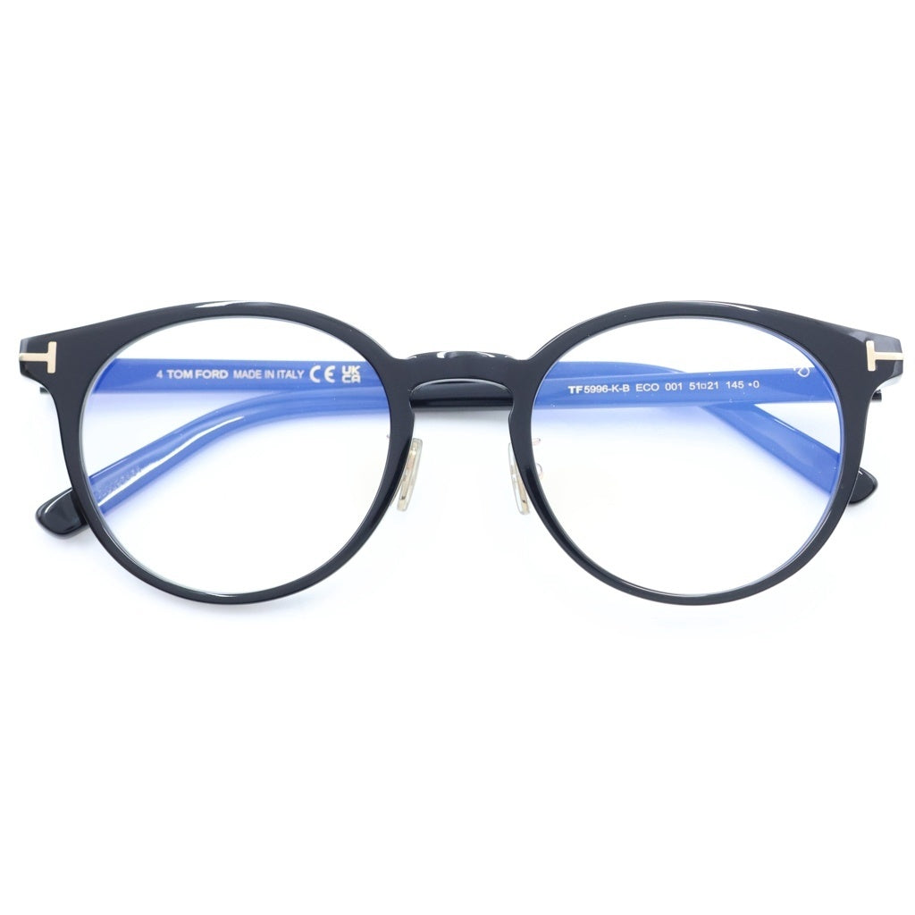 TOM FORD(トムフォード) TF5996-K-B アジアンフィット ボストンフレーム クリアレンズ サングラス メガネ ブラック
