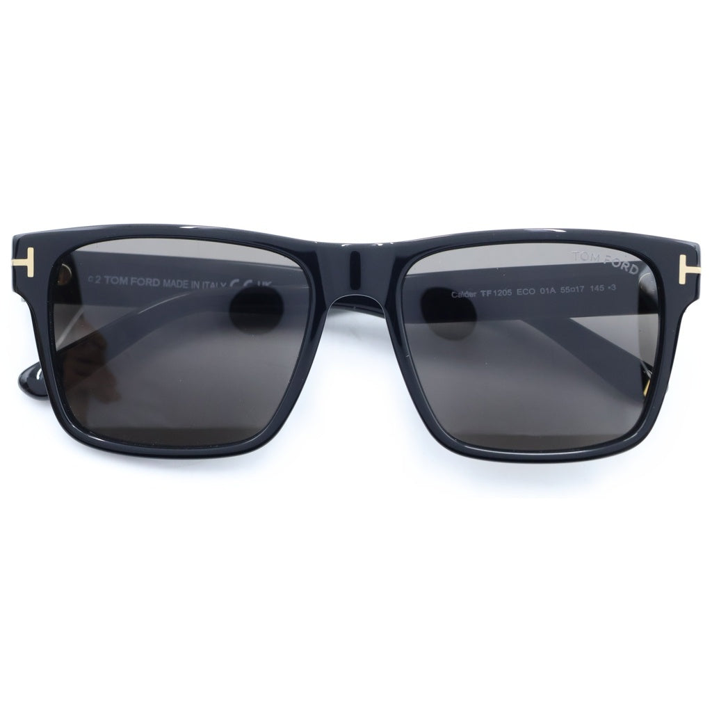 TOM FORD(トムフォード) CALDER スクエアフレーム カラーレンズ サングラス メガネ ブラック TF1205