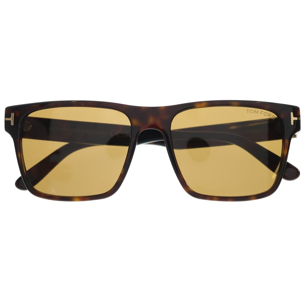 TOM FORD(トムフォード) CALDER スクエアフレーム カラーレンズ サングラス メガネ ブラウン TF1205