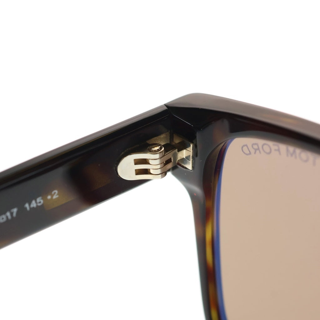 TOM FORD(トムフォード) CALDER スクエアフレーム カラーレンズ サングラス メガネ ブラウン TF1205