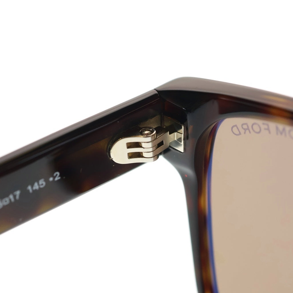 TOM FORD(トムフォード) CALDER スクエアフレーム カラーレンズ サングラス メガネ ブラウン TF1205