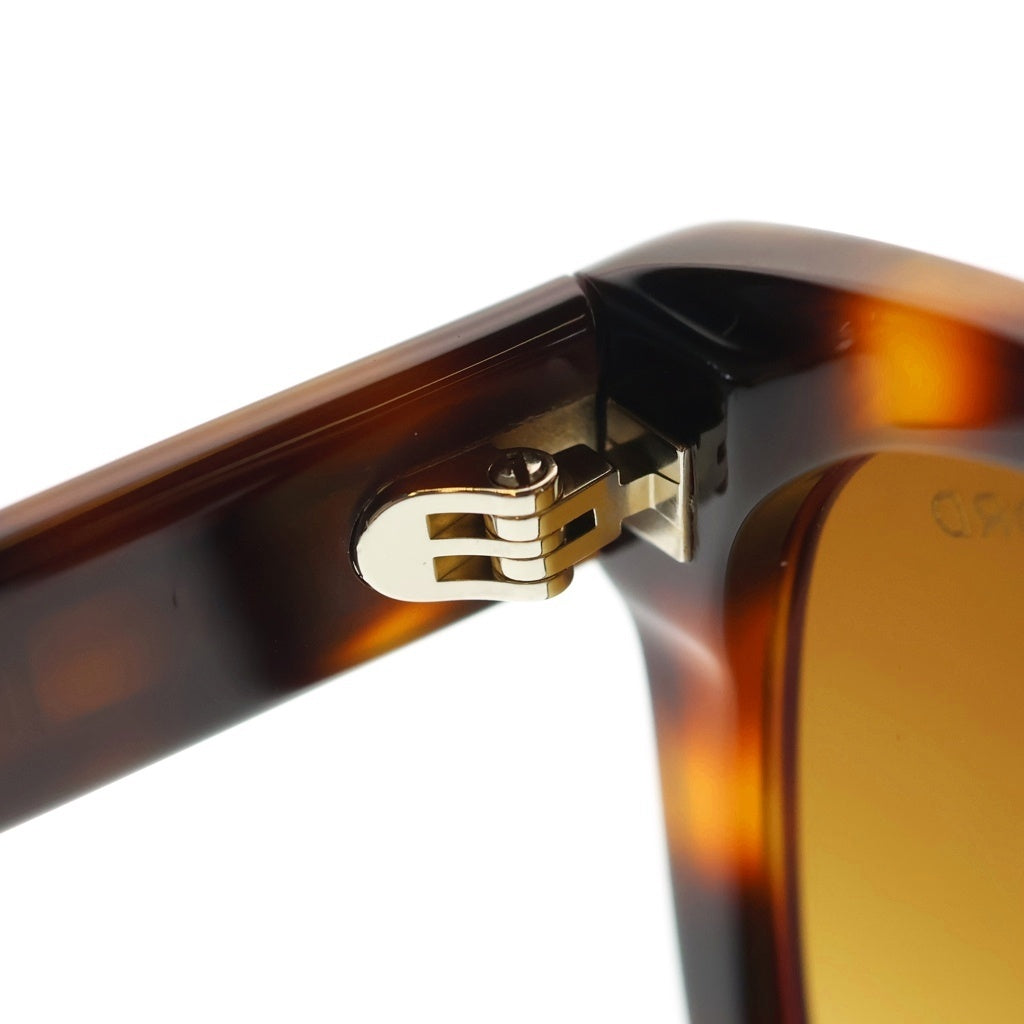 TOM FORD(トムフォード) HAYLAY スクエアフレーム カラーレンズ サングラス メガネ ブラウン TF1216