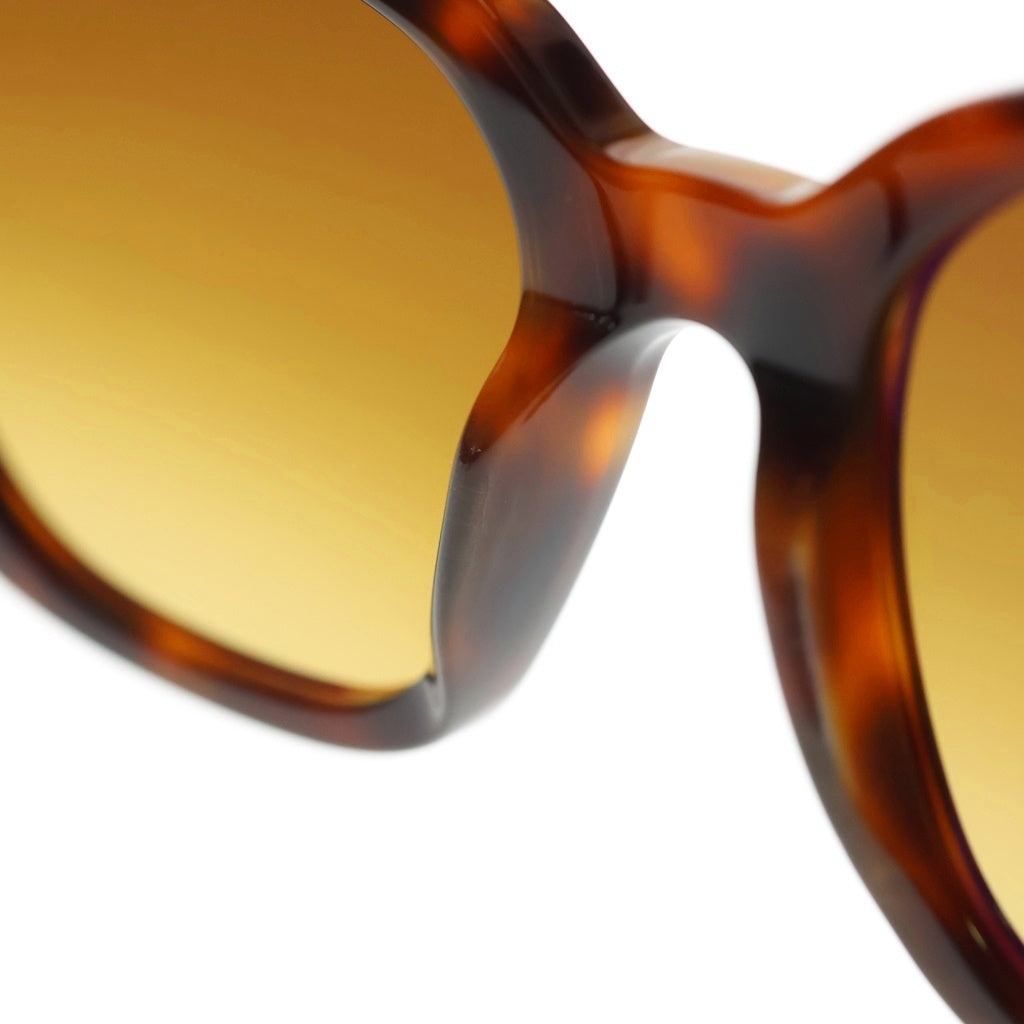 TOM FORD(トムフォード) HAYLAY スクエアフレーム カラーレンズ サングラス メガネ ブラウン TF1216
