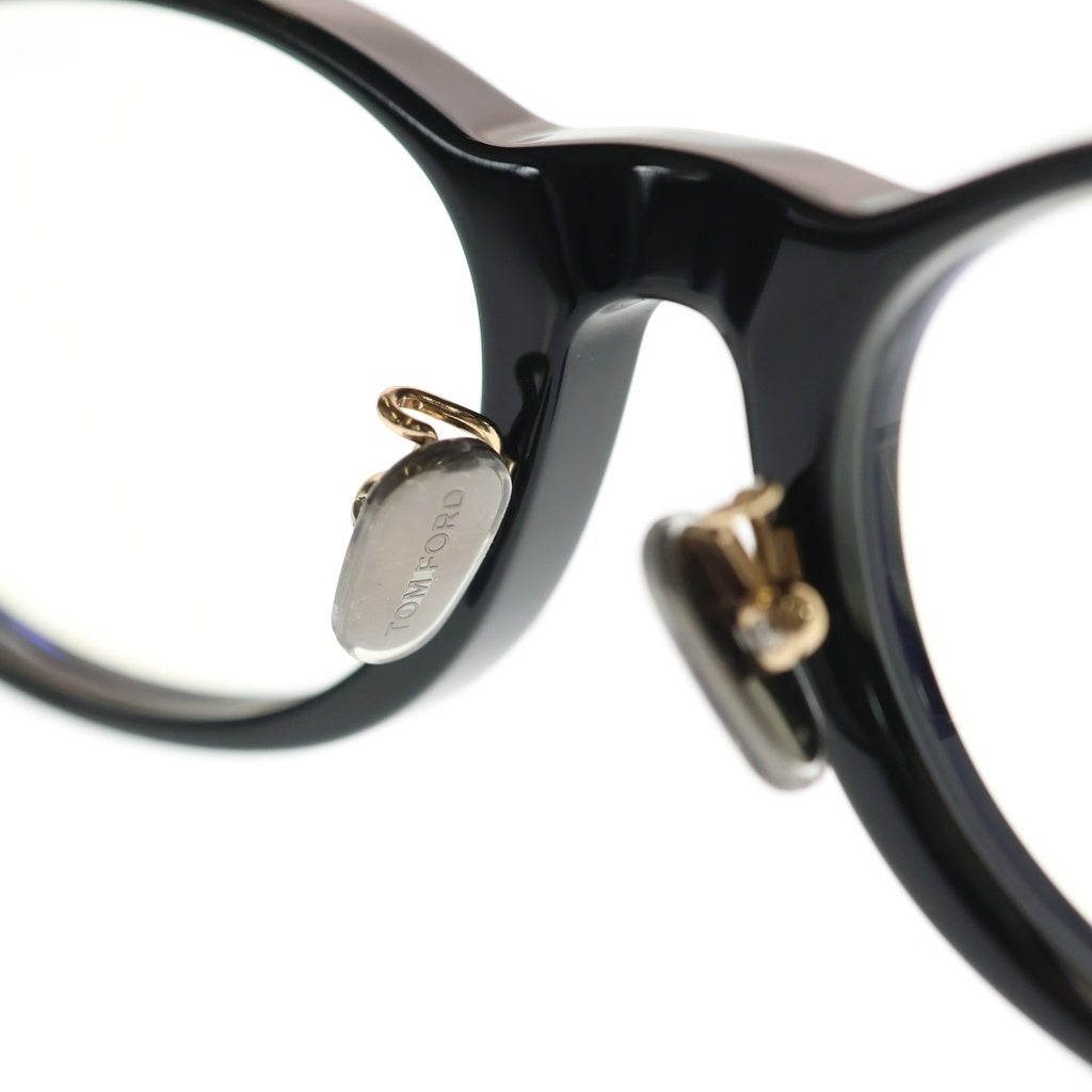 TOM FORD(トムフォード) アジアンフィット オーバルフレーム クリアレンズ サングラス メガネ ブラック TF6075-D-B レディース