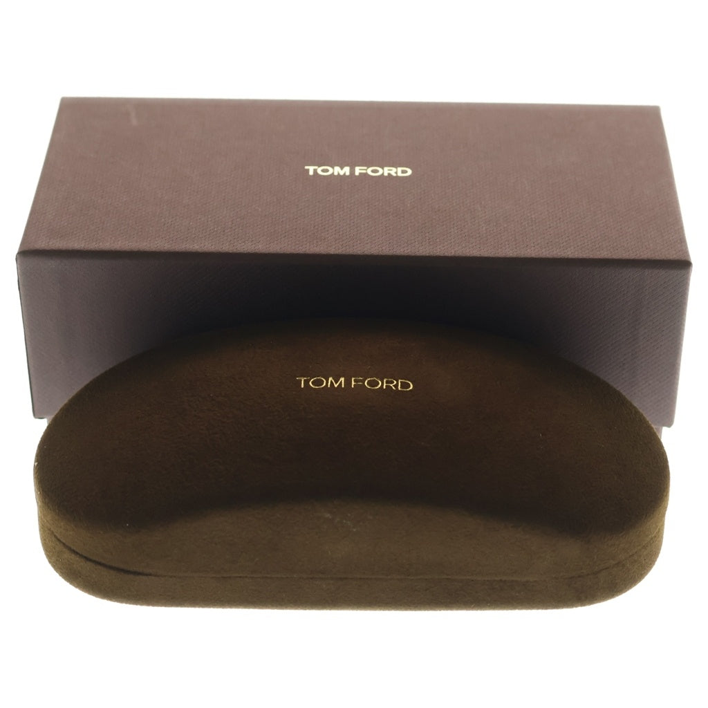 TOM FORD(トムフォード) アジアンフィット オーバルフレーム クリアレンズ サングラス メガネ ブラック TF6075-D-B レディース