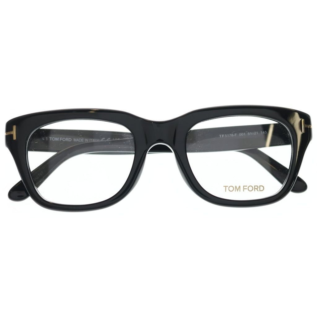 TOM FORD(トムフォード) アジアンフィット ウェリントンフレーム クリアレンズ サングラス メガネ ブラック TF5178-F