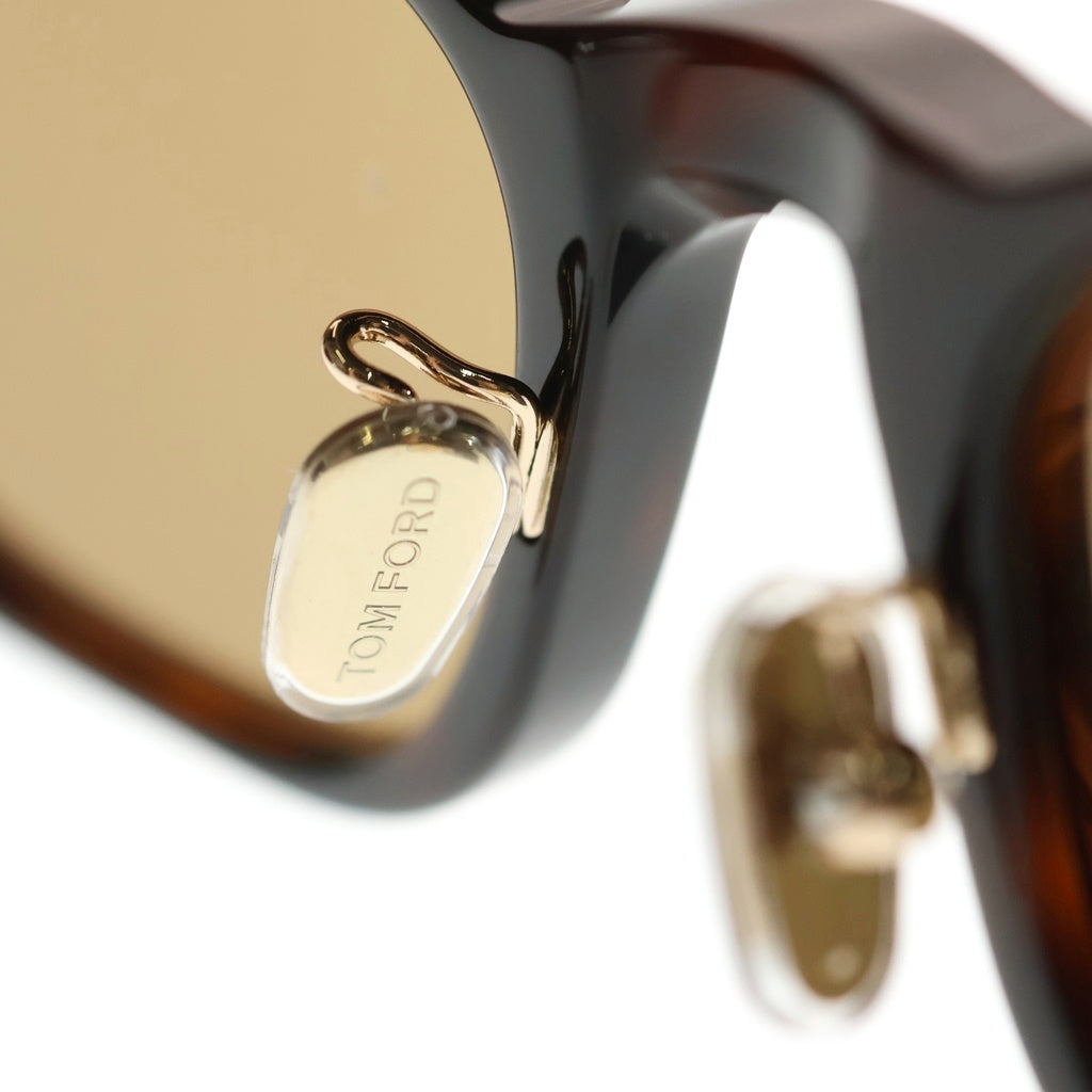 TOM FORD(トムフォード) アジアンフィット スクエアフレーム カラーレンズ サングラス メガネ ブラウン TF1350-D