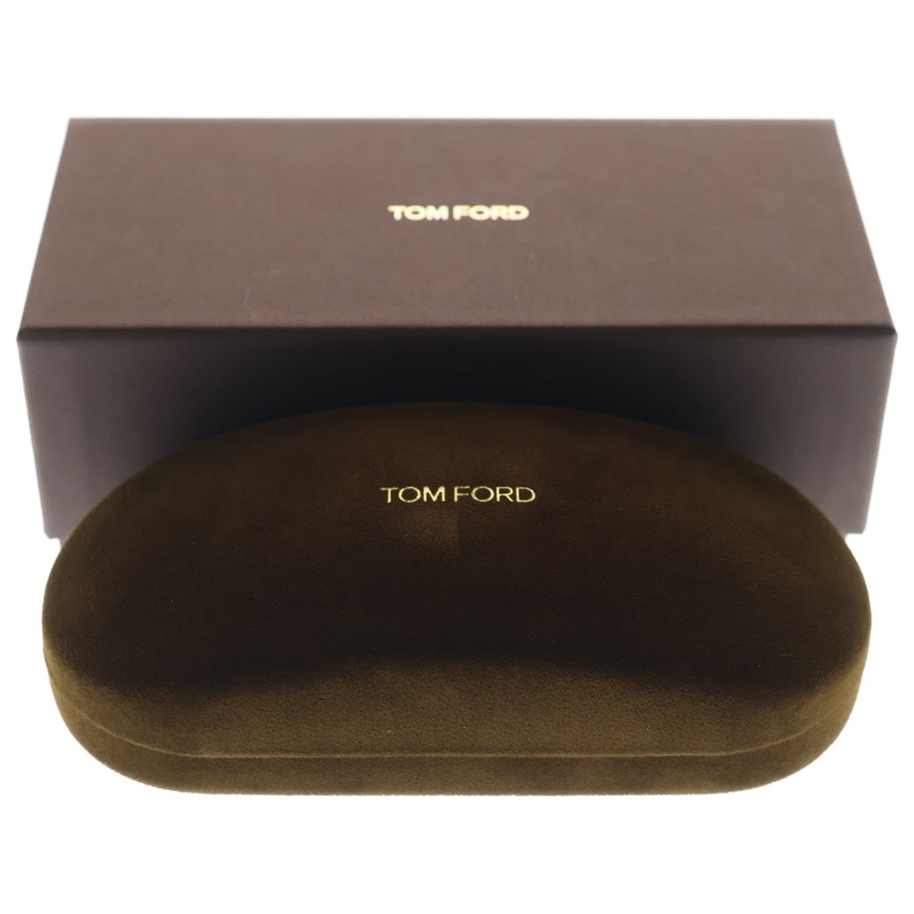 TOM FORD(トムフォード) アジアンフィット スクエアフレーム クリアレンズ サングラス メガネ ブラック TF6100-D-B
