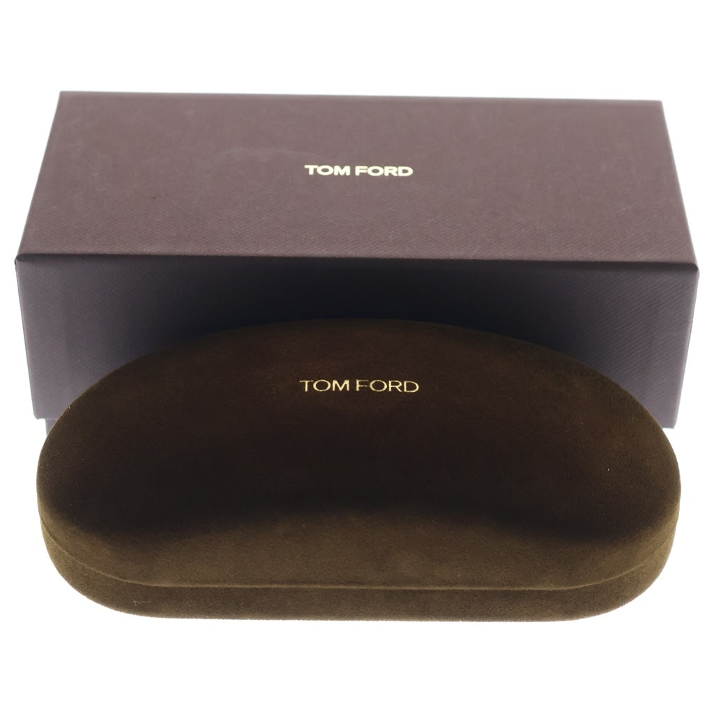 TOM FORD(トムフォード) アジアンフィット スクエアフレーム クリアレンズ サングラス メガネ ブラック TF6100-D-B