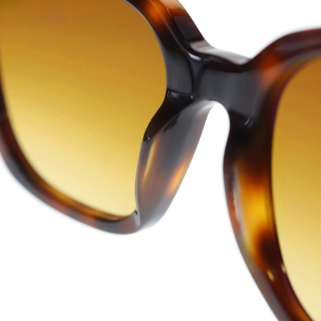 TOM FORD(トムフォード) HAYLAY スクエアフレーム カラーレンズ サングラス メガネ ブラウン TF1216