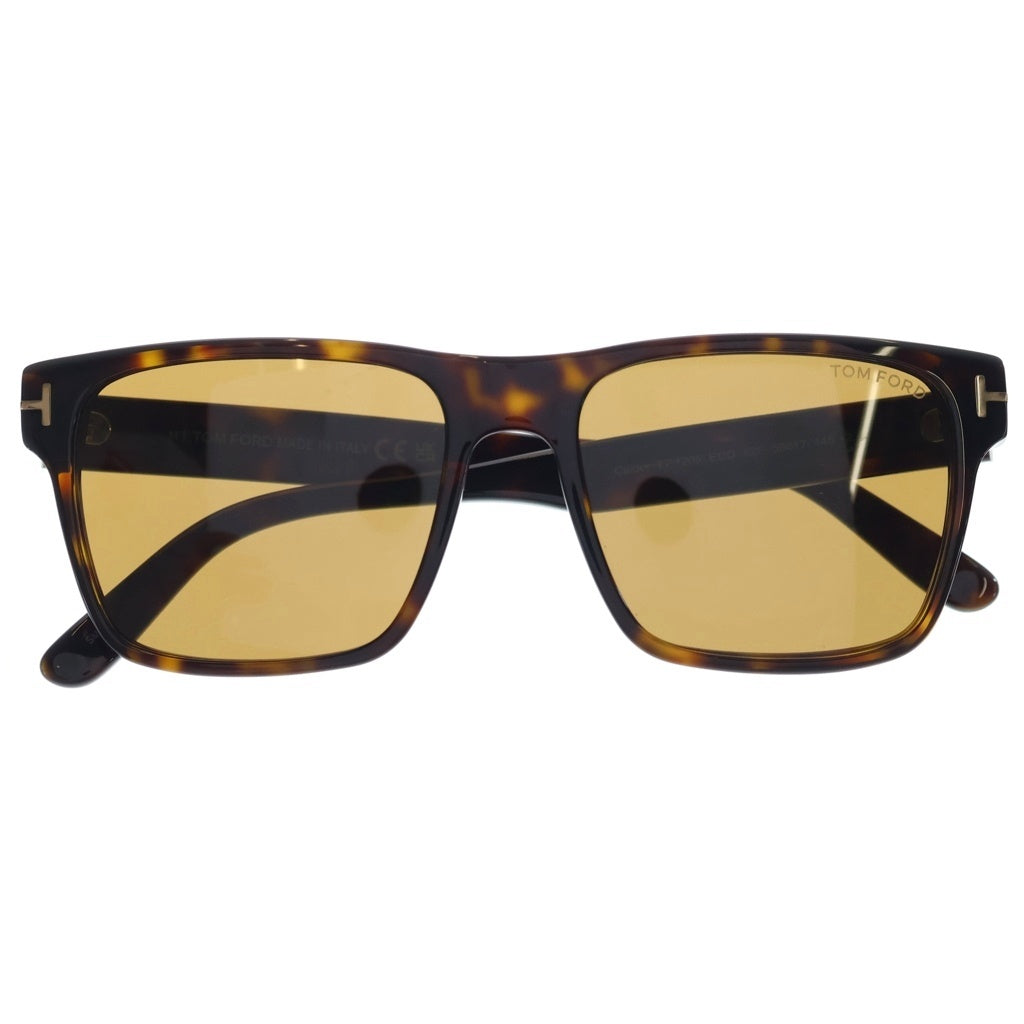 TOM FORD(トムフォード) CALDER スクエアフレーム カラーレンズ サングラス メガネ ブラウン TF1205