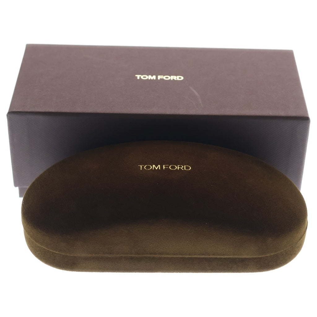 TOM FORD(トムフォード) アジアンフィット スクエアフレーム クリアレンズ サングラス メガネ ブラウン TF6100-D-B
