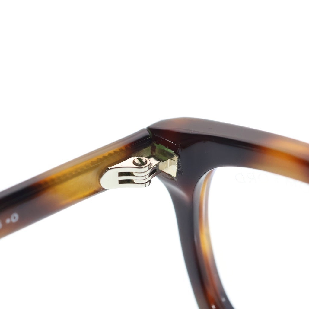 TOM FORD(トムフォード) アジアンフィット スクエアフレーム クリアレンズ サングラス メガネ ブラウン TF6074-D-B