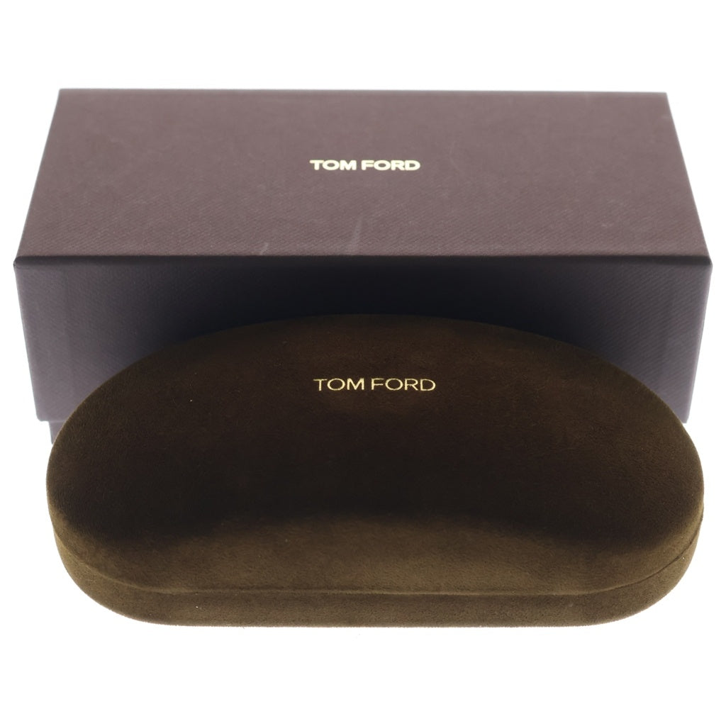 TOM FORD(トムフォード) アジアンフィット スクエアフレーム クリアレンズ サングラス メガネ ブラウン TF6074-D-B