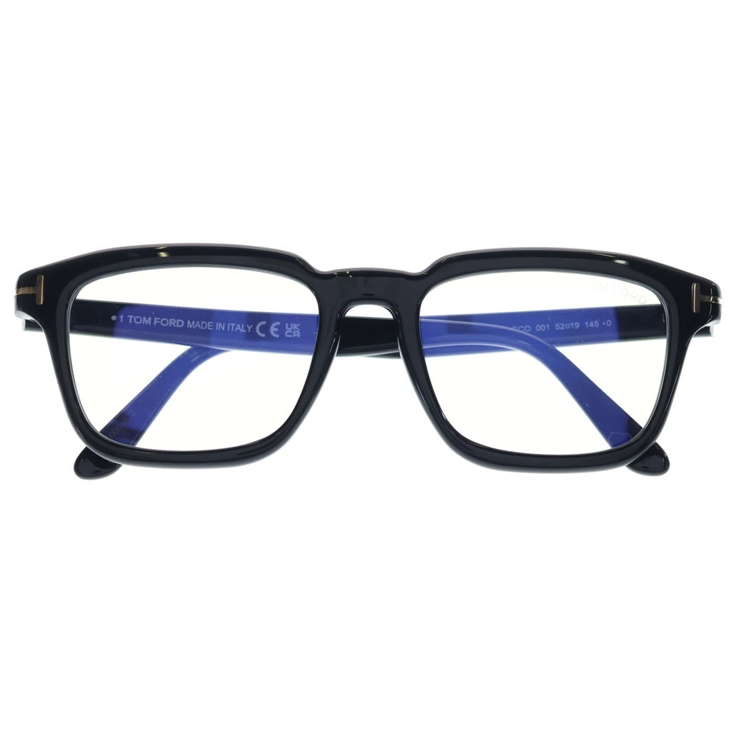 TOM FORD(トムフォード) アジアンフィット スクエアフレーム クリアレンズ サングラス メガネ ブラック TF6032-F-B