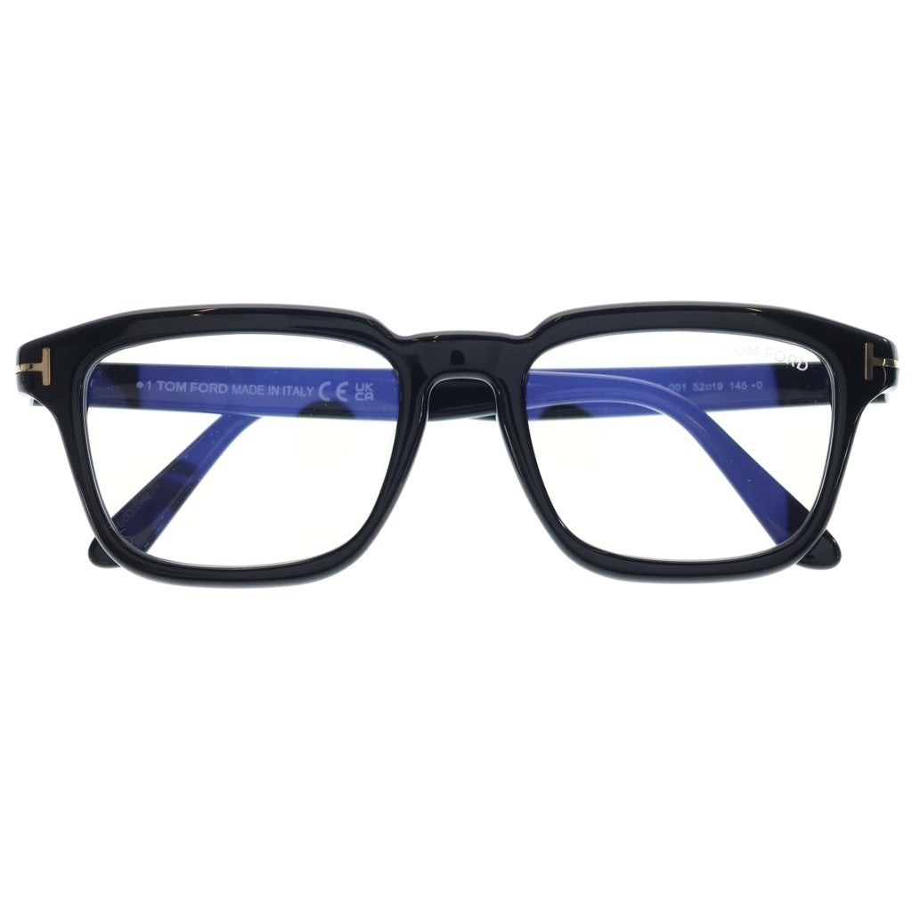 TOM FORD(トムフォード) アジアンフィット スクエアフレーム クリアレンズ サングラス メガネ ブラック TF6032-F-B