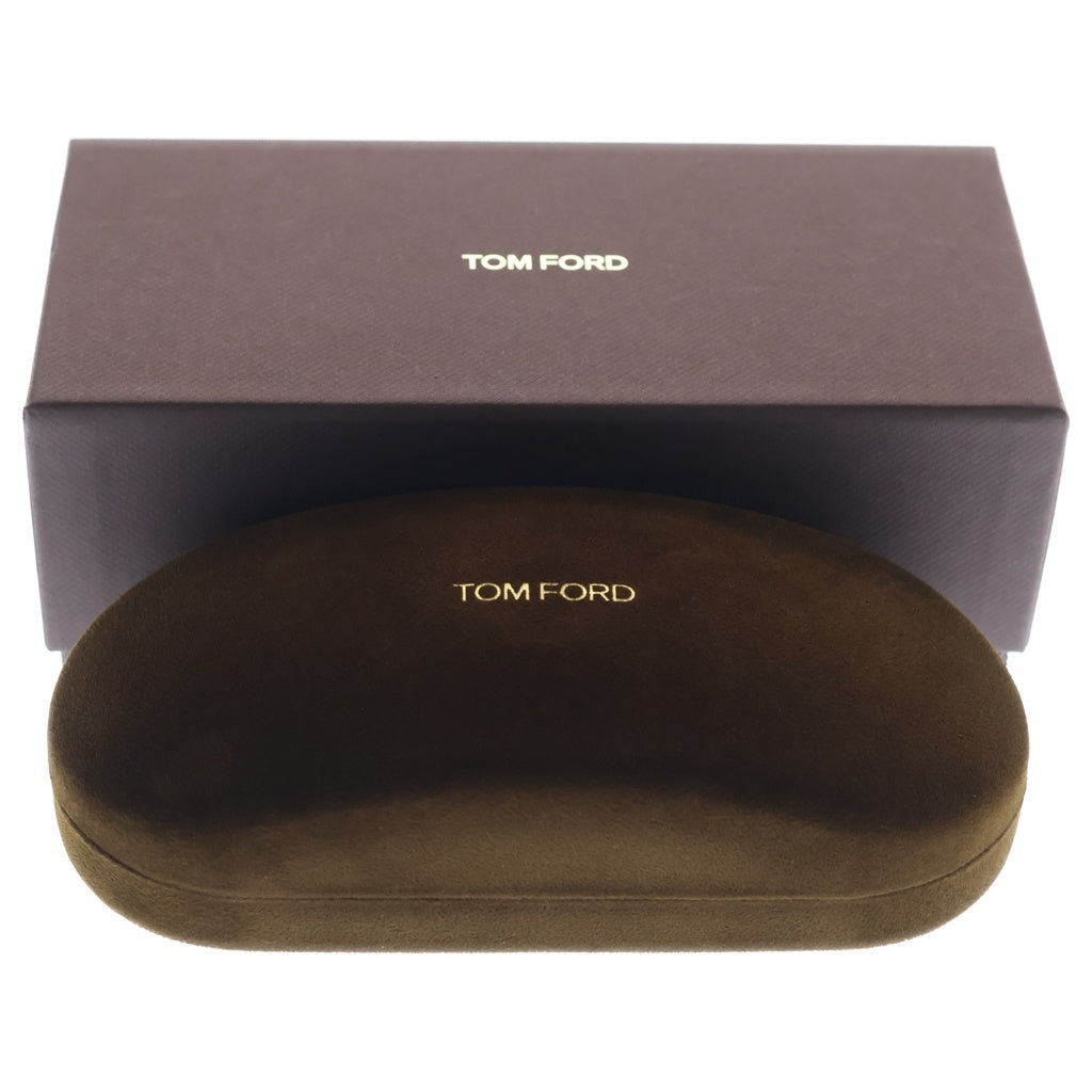 TOM FORD(トムフォード) アジアンフィット スクエアフレーム クリアレンズ サングラス メガネ ブラック TF6150-D-B