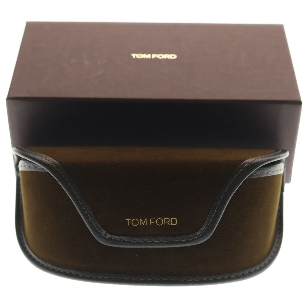 TOM FORD(トムフォード) アジアンフィット スクエアフレーム クリアレンズ サングラス メガネ ブラック TF5998-K-B