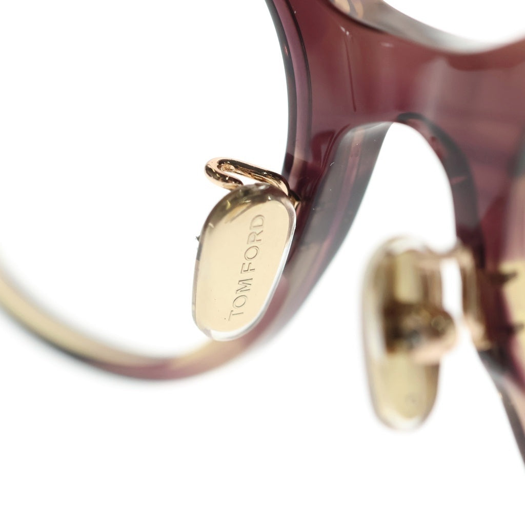 TOM FORD(トムフォード) アジアンフィット ウェリントンフレーム クリアレンズ サングラス メガネ ブラウン TF6102-D-B