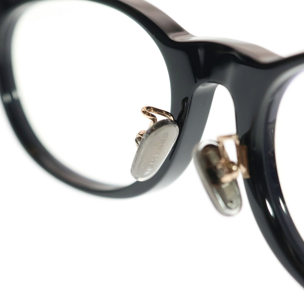 TOM FORD(トムフォード) アジアンフィット オーバルフレーム クリアレンズ サングラス メガネ ブラック TF6075-D-B レディース